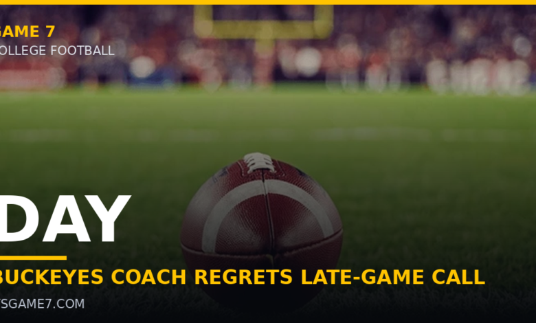 Ryan Day Admits He Regrets Not Letting Texas Score in Ohio State's 24-23 Loss 1