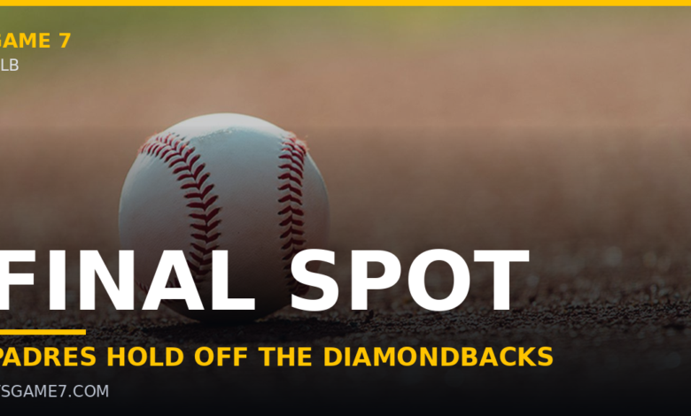 Padres vs. Diamondbacks: Who Wins the Last NL Wild Card Spot? 1