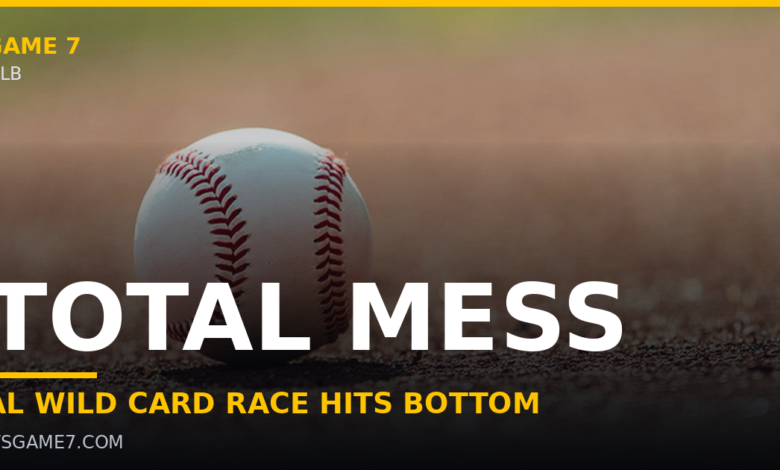 The AL Wild Card Race Is a Mess: A 75-75 Division Leader Proves the Format Is Broken 1