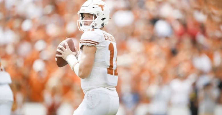 Ref Gets Too Comfortable With Texas QB Sam Ehlinger (Video)