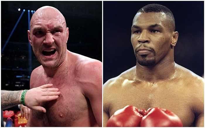 mike tyson tyson fury  fight  espn game