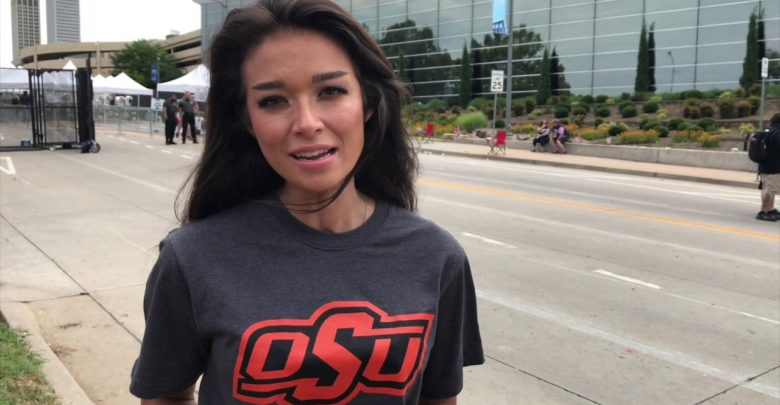 OAN’s Chanel Rion Trolls OSU’s Mike Gundy With T-Shirt