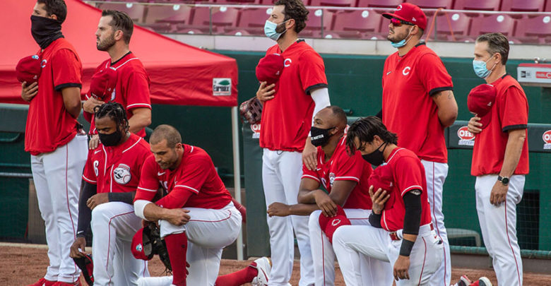 Joey Votto Ordered Back To Canada For Kneeling During Reds vs Tigers
