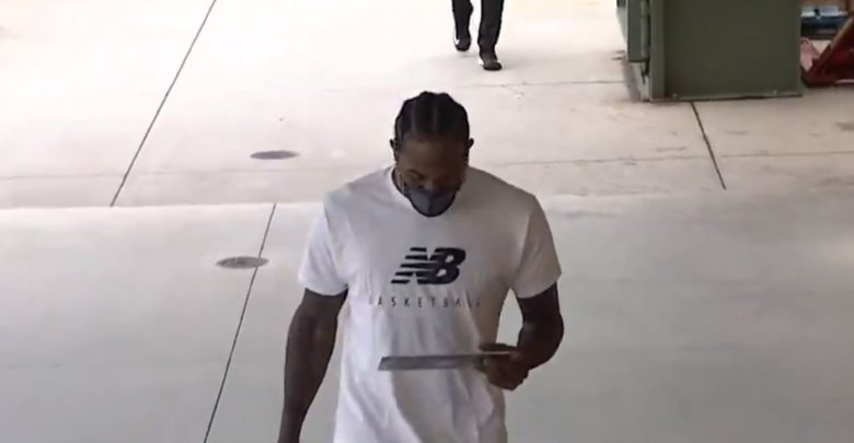 Kawhi Leonard Hilariously Tries To Avoid Human Interaction (Video)