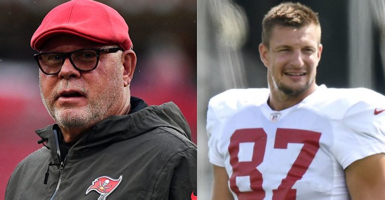 Bruce Arians Gets Brutally Honest About Rob Gronkowski’s Drops