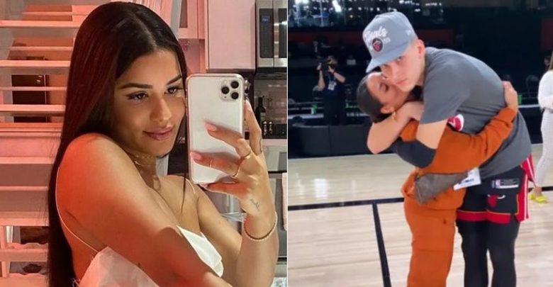 Katya Elise Henry, Tyler Herro Celebrate Making NBA Finals
