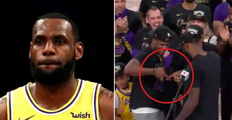 LeBron James Sparks Controversy With Gang Signs (Photos)