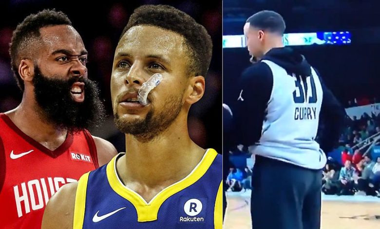 Steph Curry Secretly Talking About James Harden Goes Viral (Video)