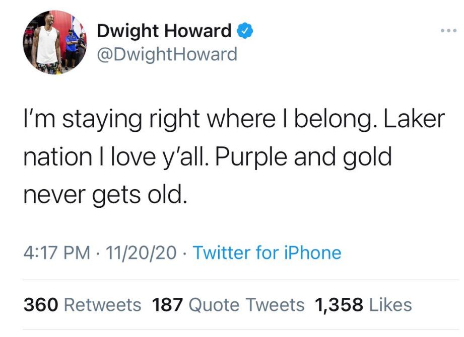 Dwight Howard’s Desire For Bigger Role With Lakers Led To Exit 1