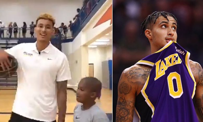Young Boy’s Hilarious Reaction To Meeting Lakers Star Kyle Kuzma (Video)
