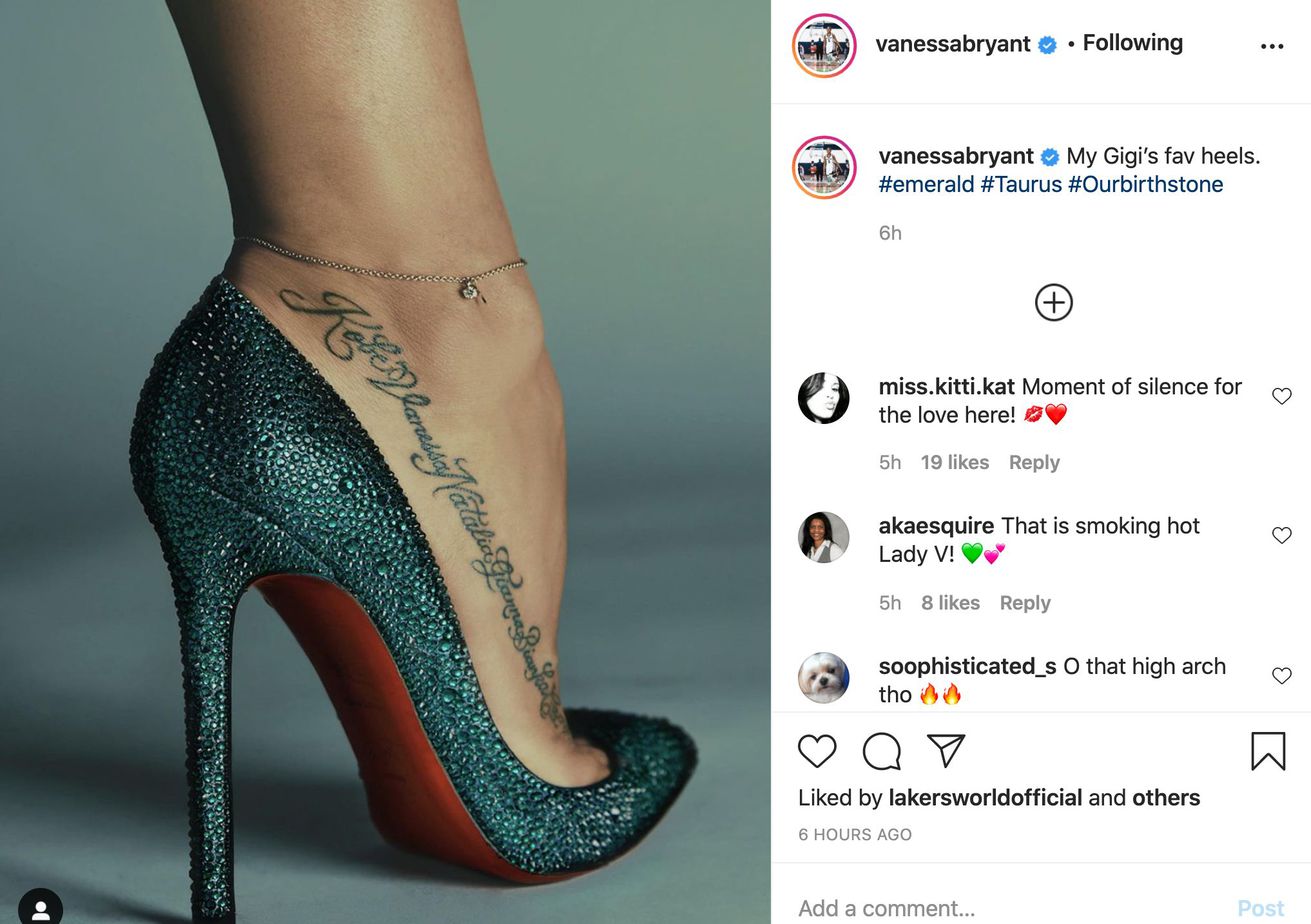 Vanessa Bryant’s Tribute Outfit Goes Viral (Photo) 1