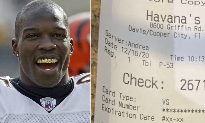 Chad Johnson’s Dinner Bill Tip Raises Eyebrows (Photo)