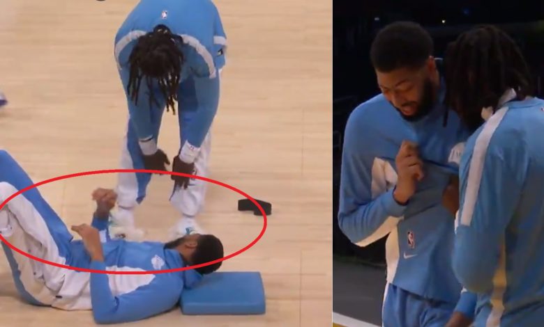 Anthony Davis Calls Out Montrezl Harrell’s Hideous Shoes (Photos)