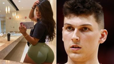 Katya Elise Henry Reveals Very Special Tyler Herro Shirt (Photo)