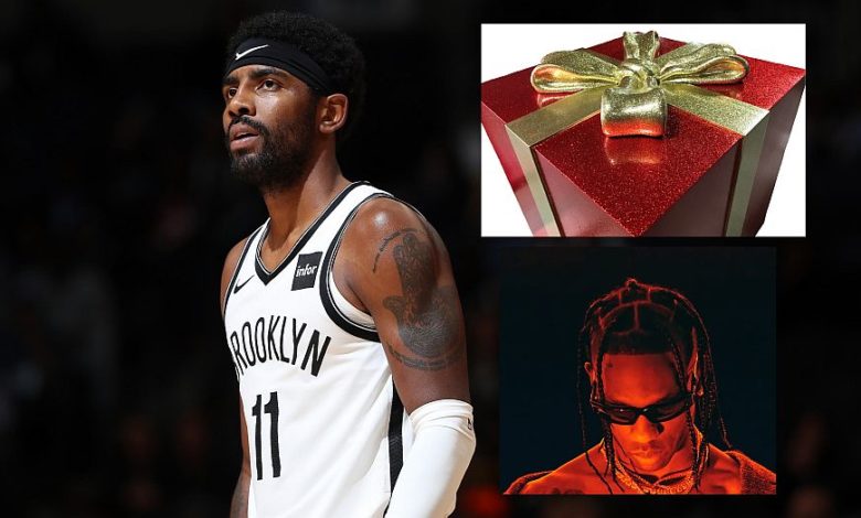 Kyrie Irving Gets Very Special Gift From Travis Scott (Photo)