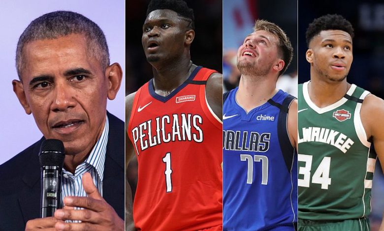 Obama Picks Between Luka Doncic, Zion Williamson, Giannis Antetokounmpo