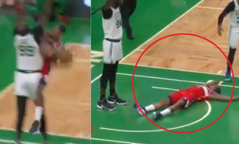 Bradley Beal Learns Valuable Lesson Trying To Dunk On Tacko Fall