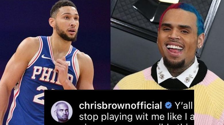 Chris Brown’s Angry Reaction To Ben Simmons Comparison