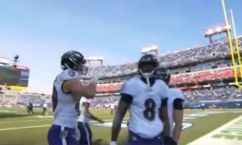 Lamar Jackson Caught On Hot Mic After Huge TD Run (Video)