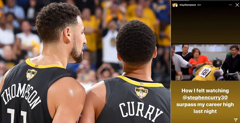 Klay Thompson On How It Felt Watching Steph Beat His