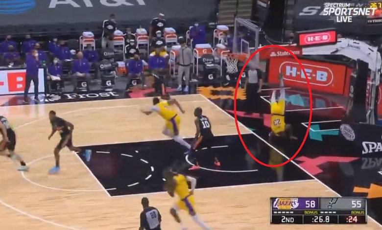 LeBron James’ Upside-Down, Theatrical Reaction To Missed Dunk (Video)