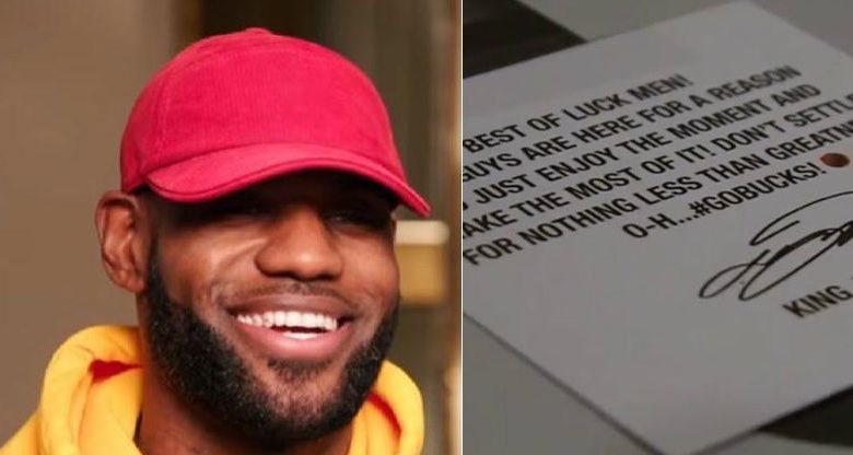 LeBron James Gave A National Title Game Gift To Ohio State (Photo)