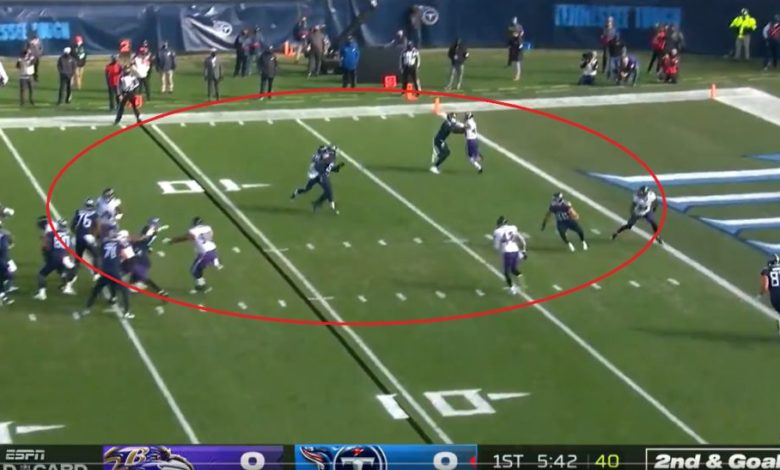 Are Refs Allowing Titans To Blatantly Cheat vs Ravens? (Video)