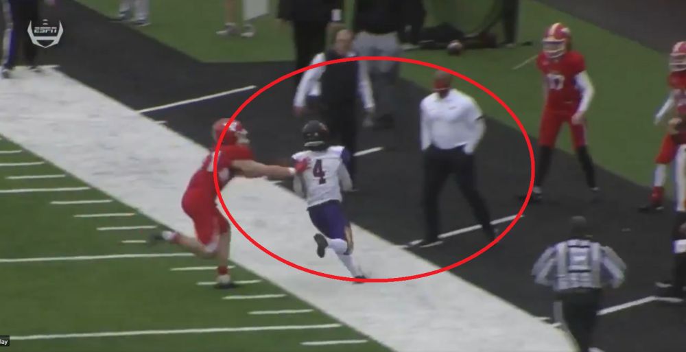 Youngstown State Coach Hits Northern Iowa Player With Cheap Shot Game 7