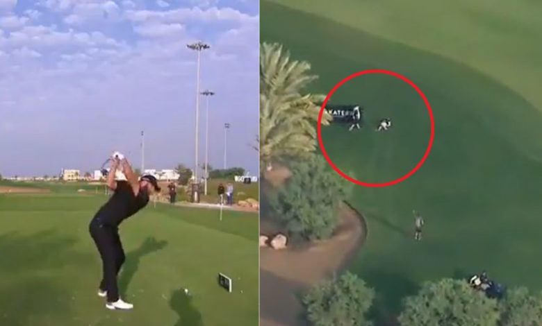 Dustin Johnson Nearly Kills Man With Drive (Video)