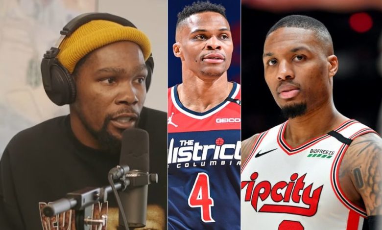 Damian Lillard’s Reaction To Durant Leaving Westbrook Out Of Top 5