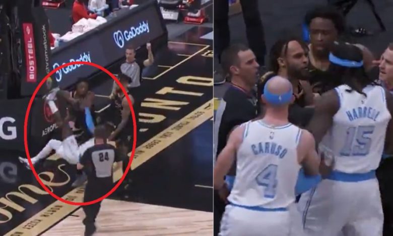 Dirty Play By OG Anunoby Almost Leads To Lakers-Raptors Brawl