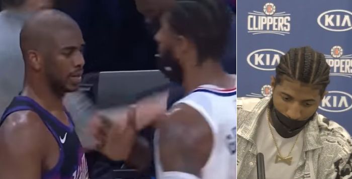 Paul George’s Irritated Response To Chris Paul Beef (Video)