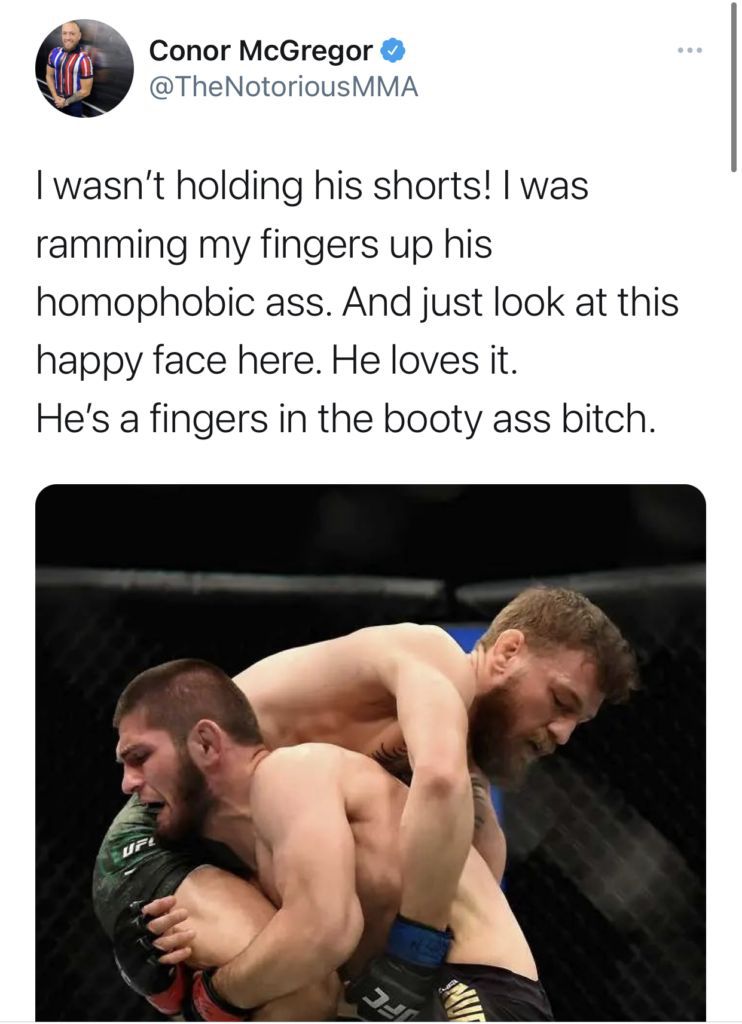 Conor McGregor On Why He Cheated vs Khabib Nurmagomedov 2