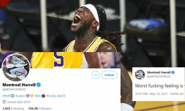 Angry Montrezl Harrell Lashes Out In Tweet After Lakers Loss