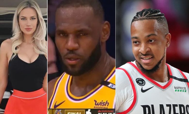 LeBron James Faces Criticism From Paige Spiranac, CJ McCollum