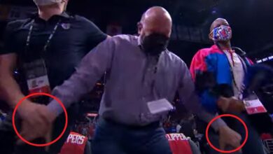 Steve Ballmer Gropes 2 Guys During Suns vs Clippers (Video)