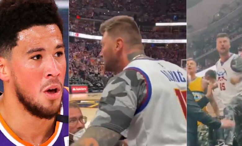 What Nikola Jokic’s Brother Yelled at Suns' Devin Booker (Video)