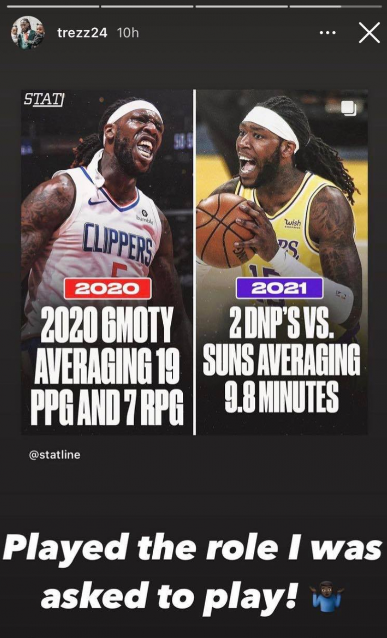 Montrezl Harrell Puts Lakers On Blast In Social Media Post (Photos) 1