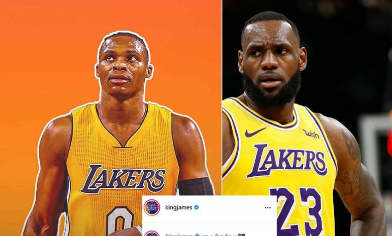 LeBron James’ 1-Word Reaction To Lakers’ Russell Westbrook Trade