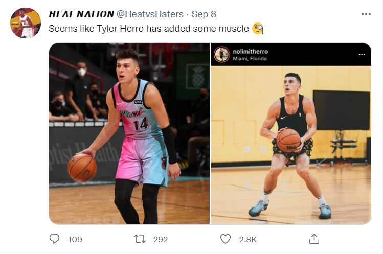 Heat’s Tyler Herro Undergoes Crazy Body Transformation (Photos) 1