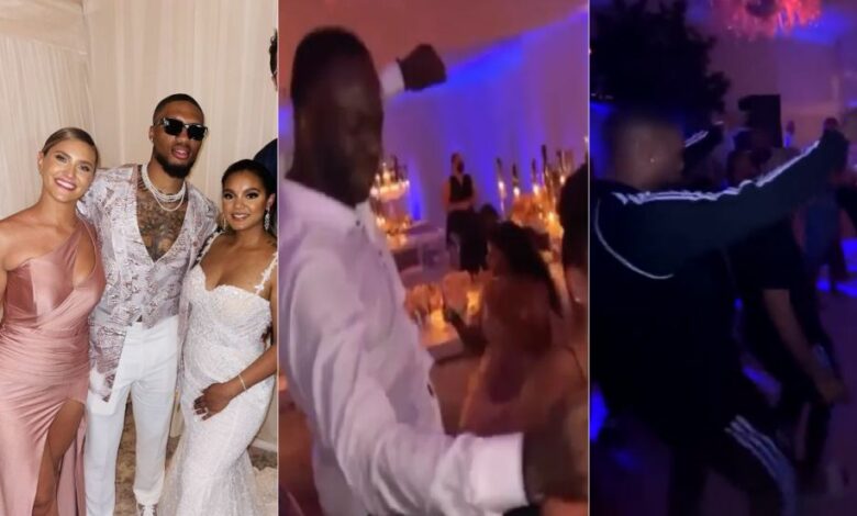 NBA Stars Go Wild At Damian Lillard’s Wedding (Photos)