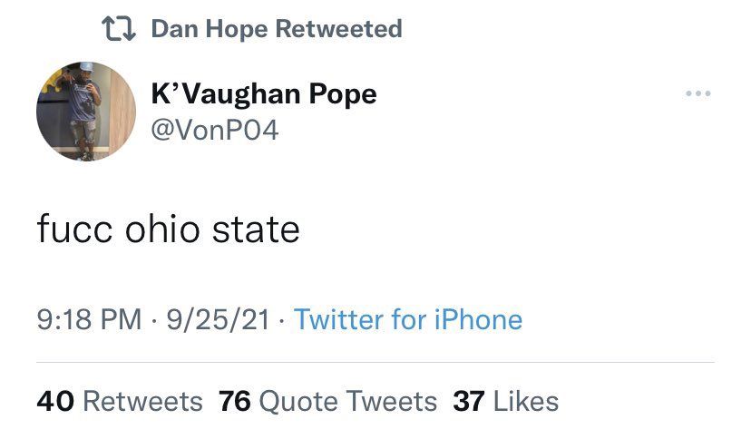 An Ohio State Player Just Quit The Team Midgame (Photos) 1