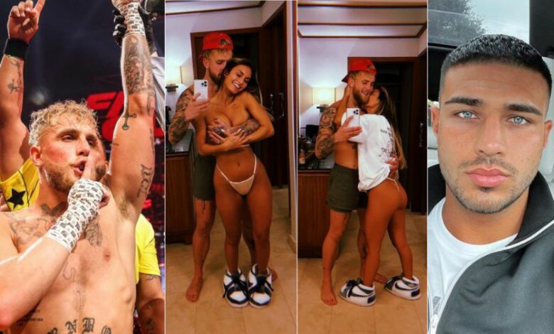 Jake Paul Gets Frisky With GF Amid Tommy Fury Fight Rumors (Photos)