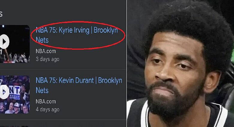 Proof That NBA Purposely Removed Kyrie Irving From Top 75 List?