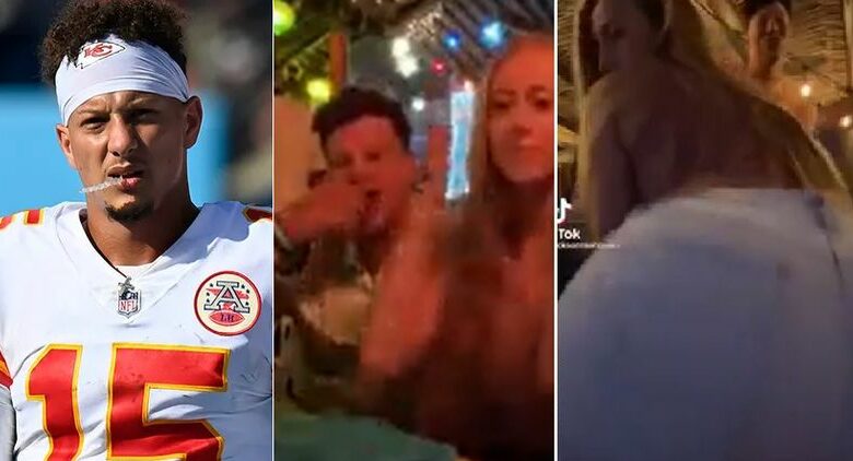 Patrick Mahomes Gets Handsy With Wife Brittany In Wild Photos