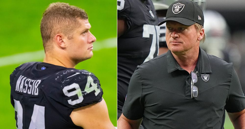 Carl Nassib Didn’t Show Up Today After Jon Gruden Fiasco