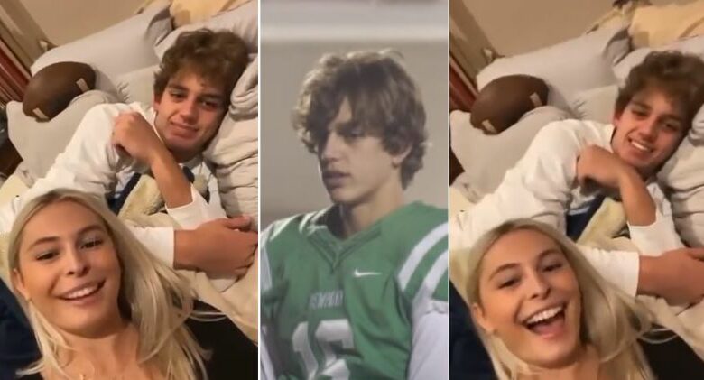 Blonde Girl Gets College Commitment From Arch Manning (Video)