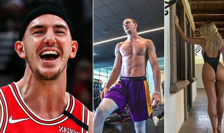 Alex Caruso's GF Mia Amabile Goes Viral Before Bulls Game