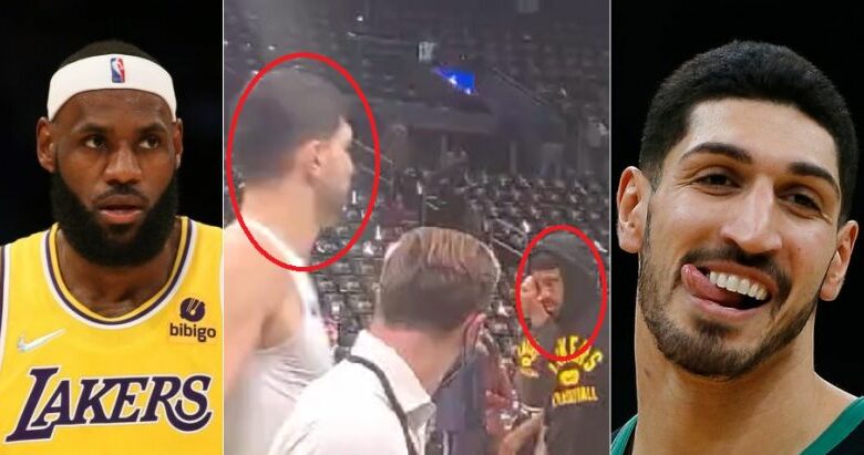 What Enes Kanter Did When He Saw LeBron James (Video)