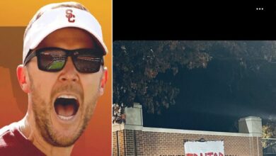 1-Word Lincoln Riley Sign Goes Up At Oklahoma Amid USC Departure (Photo)